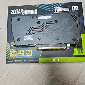 조텍 ZOTAC GAMING 지포스 RTX 3060 TWIN Edge OC D6 12GB LHR