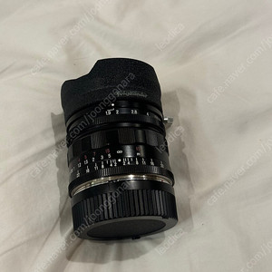 보이그랜더 울트론 28mm f1.9 라이카 m마운트 렌즈 블랙페인트 올드렌즈