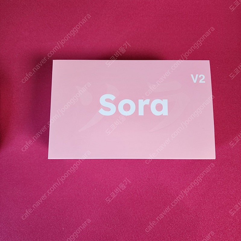 닌젓소 소라 V2 초경량 39g 8K 무선 게이밍 마우스 핑크