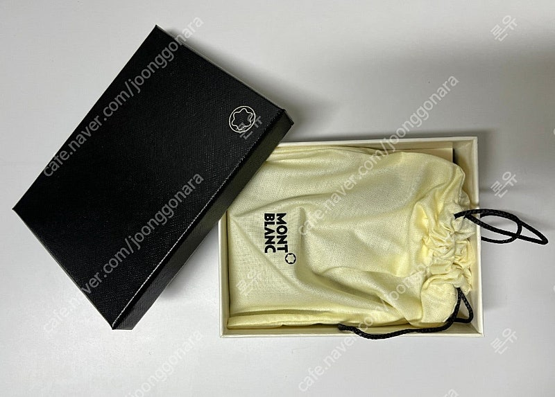 몽블랑 픽스볼펜(114797), 카드지갑(106653) 세트 (무료각인 바우처) 미사용 (롯데카드) 25만원--2