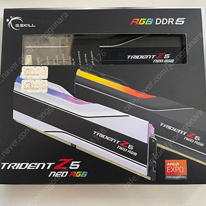G.SKILL DDR5-6000 CL32 TRIDENT Z5 NEO RGB J 패키지 (64GB(32Gx2)) -