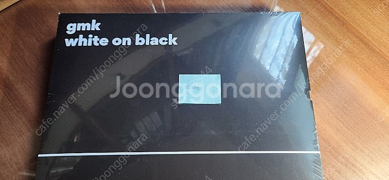 GMK White on Black 블랙이색 미개봉--0