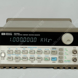 HP 33120A 15MHz 펑션/임의 파형 발생기