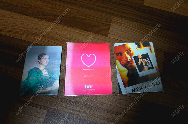 타오르는 여인의 초상, 그녀, 메멘토, 아바타 렌티큘러 카드 판매합니다.