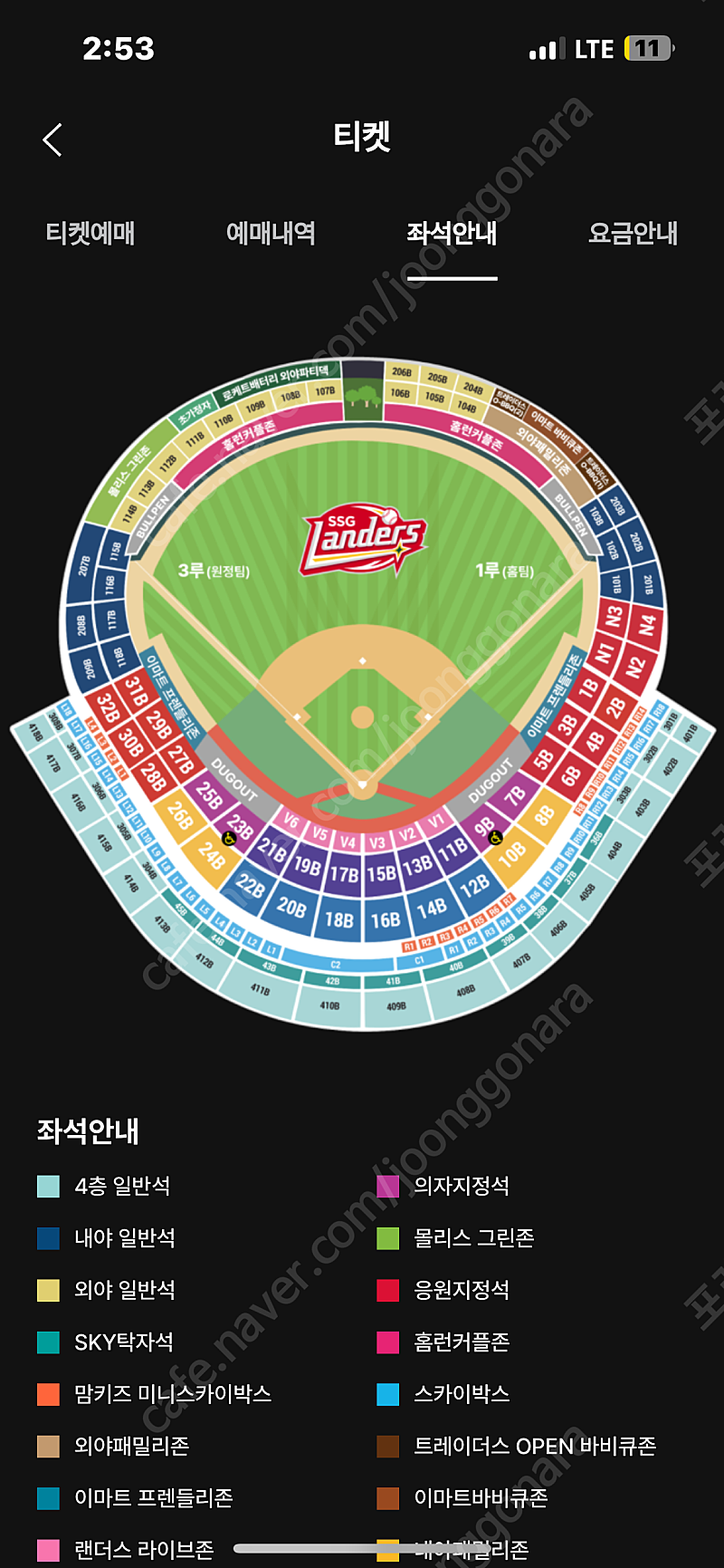 (정가양도)6/21 금 오늘 ssg랜더스 nc다이노스 홈런커플석 A열 2연석