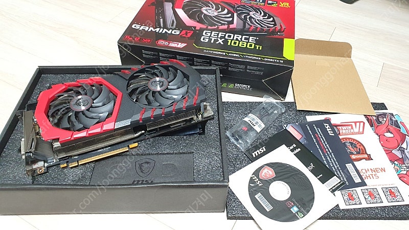 MSI 지포스 GTX1080 Ti 게이밍 X D5X 11GB 트윈프로져6