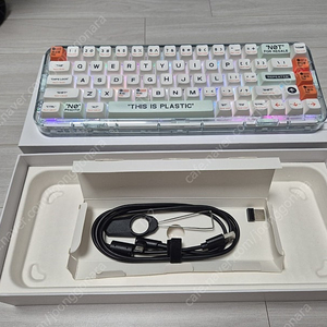 melgeek mojo68 plastic 화이트 택포15