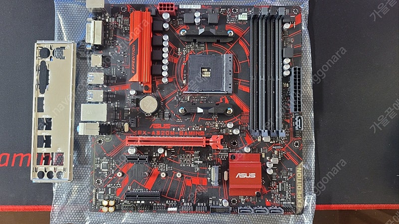 ASUS EX-A320M-GAMING 메인보드 팝니다.