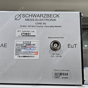 SCHWARZBECK CDNE M2 Coupling / Decoupling Network 중고 판매