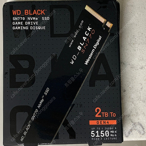 WD BLACK SN770 NVMe SSD 2TB 미개봉