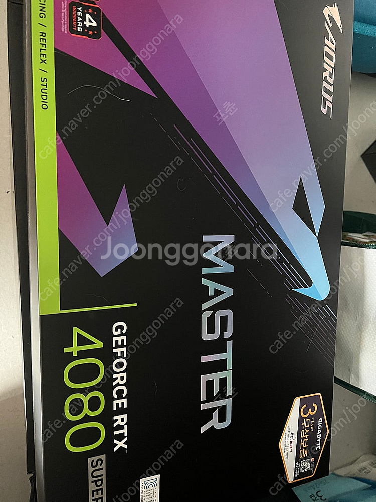 기가바이트 어로스 마스터 4080s -> 4090교환합...--0