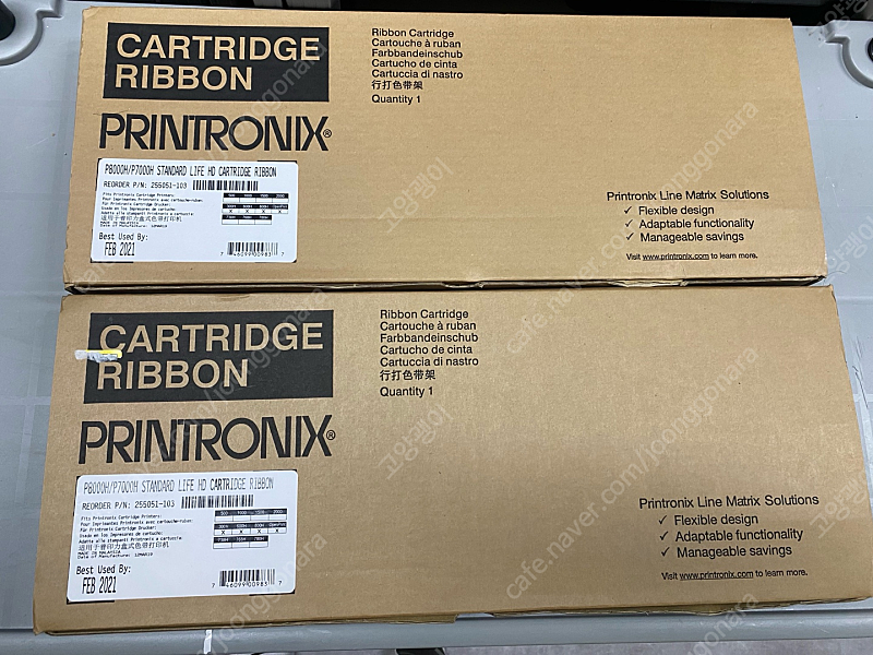 printronix P8000/P7000용 프린터 리본 카트리지 판매