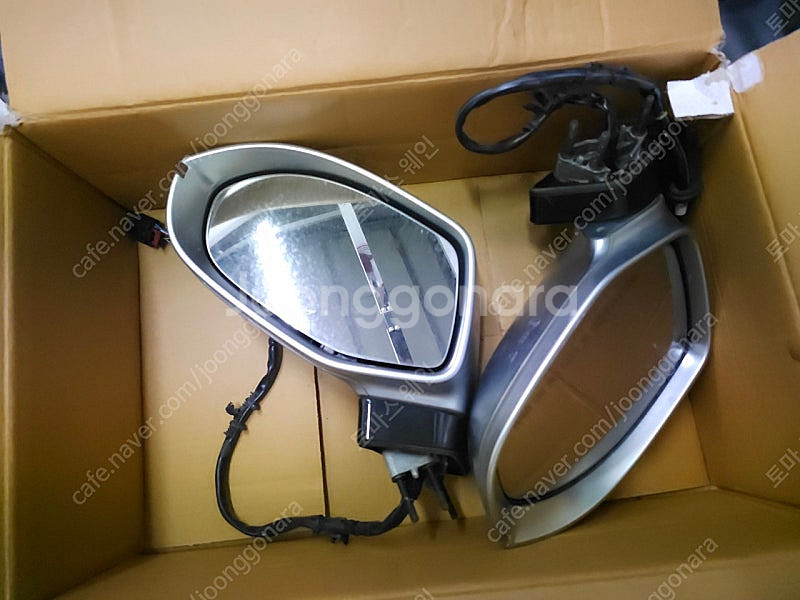 아우디 RS7 정품 매트크롬 알류미늄 사이드미러 풀세트 판매합니다--0