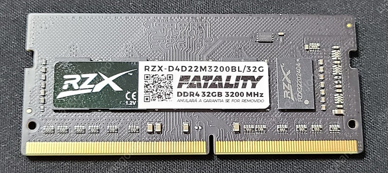 노트북용 DDR4 3200 32GB 메모리 램 (배송비 포함)