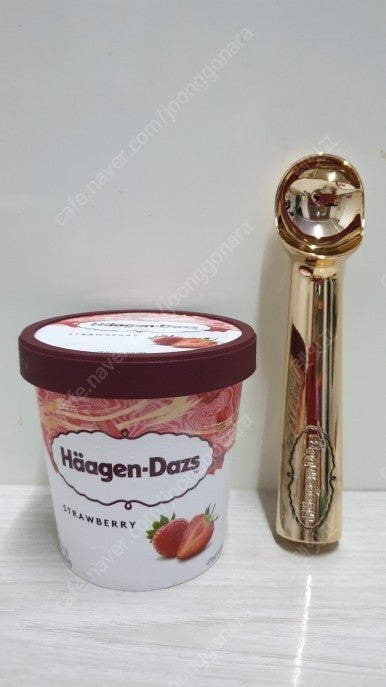 [미개봉] 하겐다즈 아이스크림 골드 스쿱 스푼 팝니다. 한정판