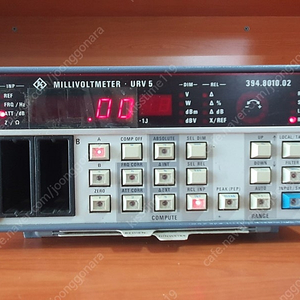 Rohde & Schwarz URV-5 RF Millivoltmeter 밀리볼트계