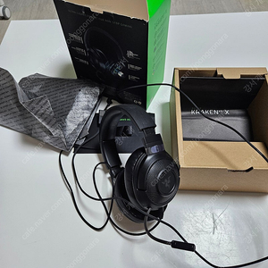 (한국정발) 레이저 크라켄 V3 X / Razer Kraken V3 X / 유선 게이밍 헤드셋