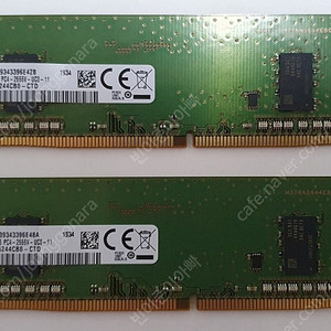 삼성 메모리 ddr4-2666v pc4-21300 ddr4 4g 2개 8기가 일괄 판매합니다.