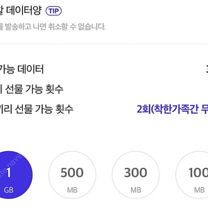 skt 데이터 2기가 2500원