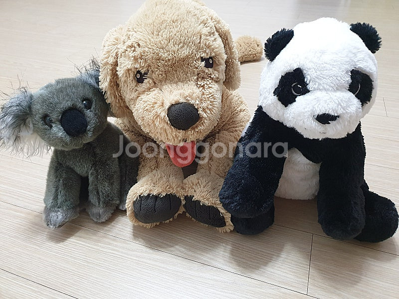 이케아 강아지,판다/코알라인형--0