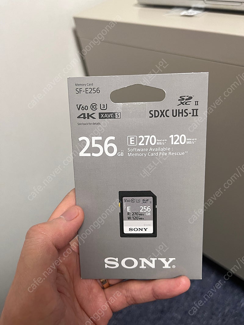 소니 sf-e256 미개봉 메모리카드