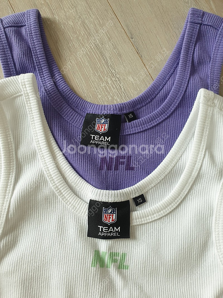 NFL 여성 크롭 나시2종--1