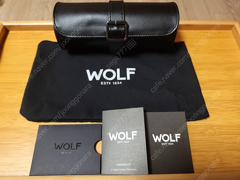 WOLF 1834 울프워치 시계보관함 울프여행용 3구롤케이스 울프시계케이스