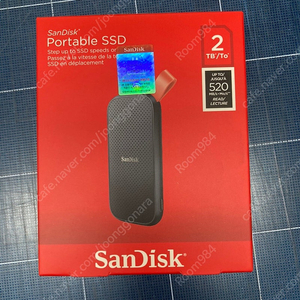 (미개봉) 샌디스크 외장SSD SDSSDE30 2TB