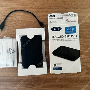 씨게이트 라씨 러기드 프로 썬더볼트 외장 SSD 4TB