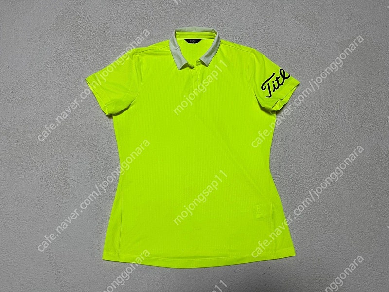 타이틀리스트 여름용 기능성 스판 반팔 골프 티셔츠 여성용 L사이즈 95호 66사이즈 판매합니다