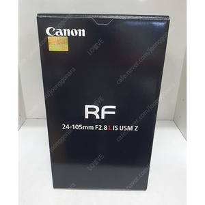 캐논 RF 24-105mm F2.8L IS USM Z 미개봉 새상품 팝니다.