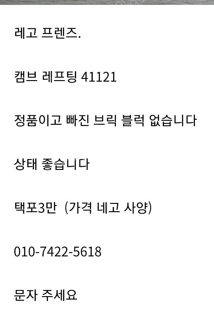 레고프랜즈41121 캠프레프팅 (택포3만) 레고프렌즈--1