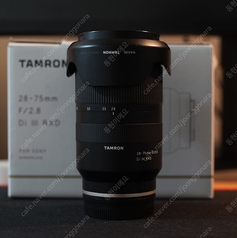 Tamron 탐론 28-75 F 2.8 소니 카메라 렌즈