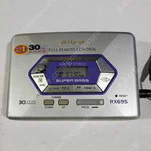 아이와워크맨 RX695=수리및부품용 라디오작동 상태깨끗함 판매