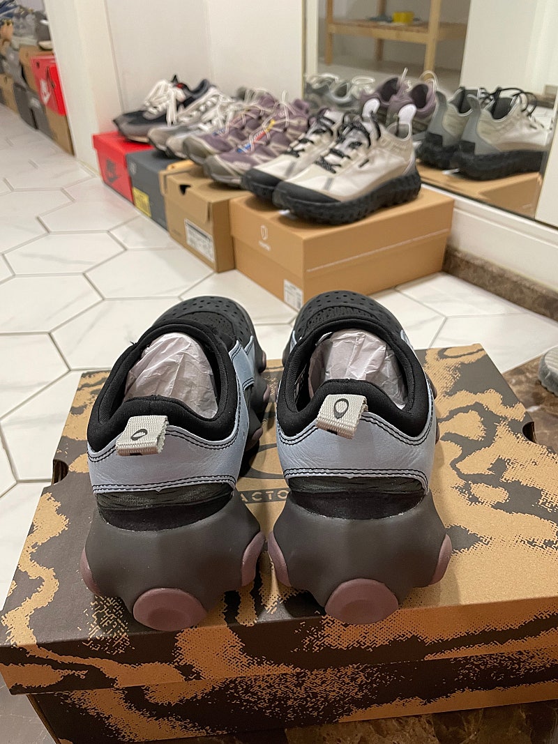 오클리 팩토리 팀 샌들 스톤블루/블랙 240 (OAKLEY FACTORY TEAMOSTRICH FLESH SANDAL STONE BLUE / BLACK)