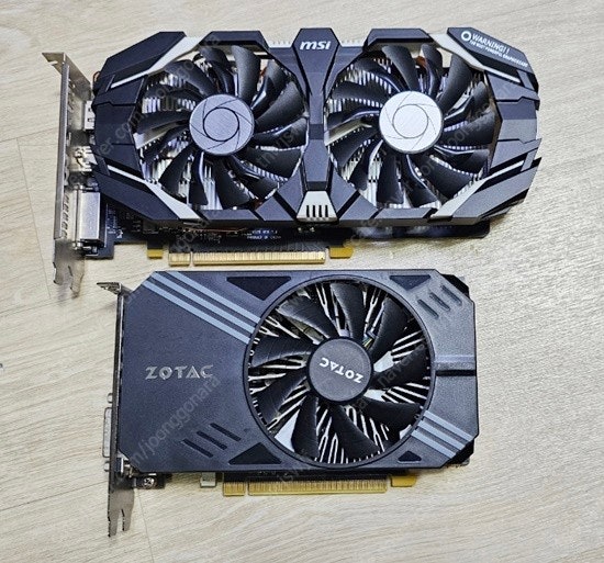 ​​ZOTAC GTX1060 3G / MSI GTX1060 3G