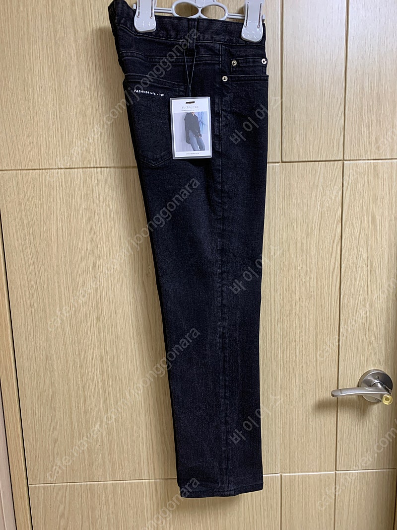 페이탈리즘 black crop jeans #0069 청바지 블랙진