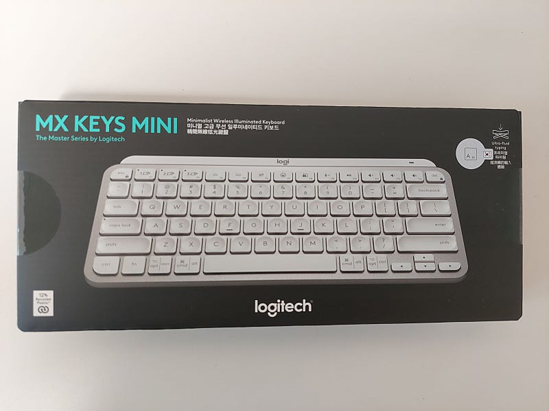 로지텍 mx keys mini 미개봉 새상품 팝니다