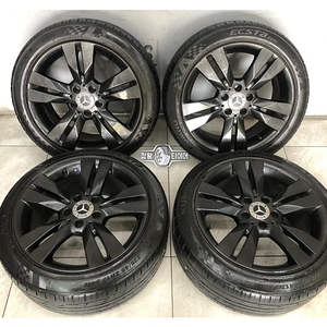 벤츠 E클래스 W212 17인치 블랙 중고 휠타이어 225/45R17