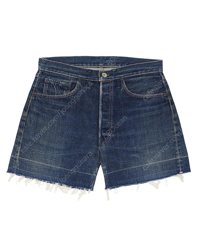 [31] 1964 USA Levis 501XX Selvedge Denim Shorts, Big E 리바이스 빈티지 셀비지 데님 쇼츠 빅E J각인 히든리벳 V스티치 60년대 60s