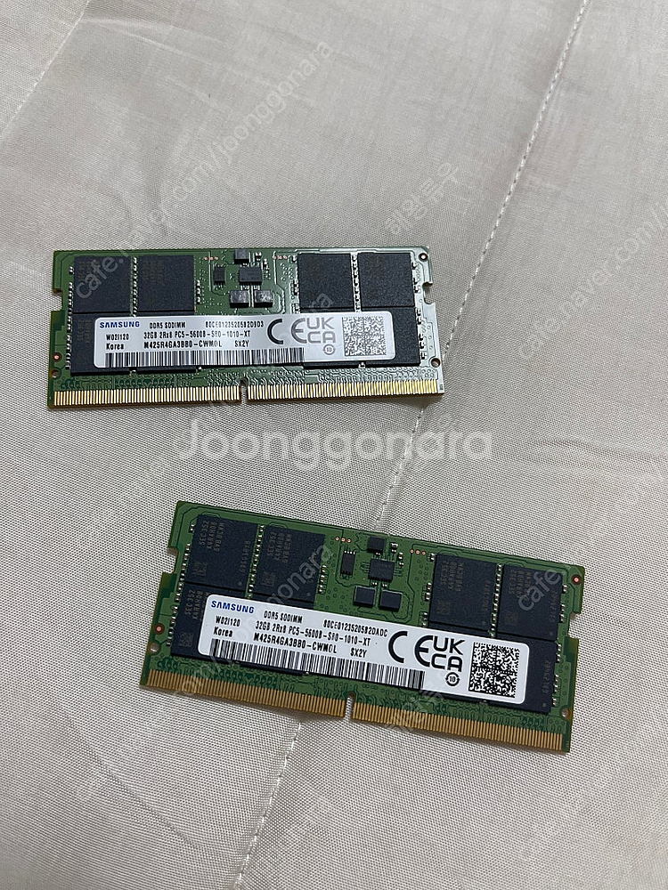 노트북용 삼성 ddr5 5600 램 32G x 2 (총...--0