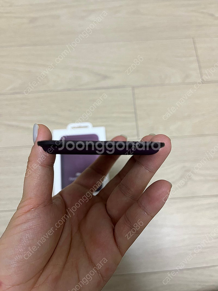 애플 정품 아이폰 맥세이프형 파인우븐 카드지갑 멀베리--6