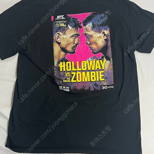 (L)UFC 정찬성 할로웨이 티셔츠 코리안좀비 굿즈