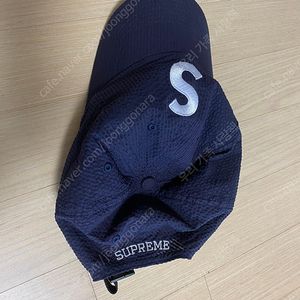 24s/s 슈프림 시어서커 볼캡 네이비