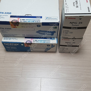 브라더정품토너(TN-3350.TN-2025) , 캐논정품토너(NPG35) , 캐논정품잉크(PGI-750.CLI-751)