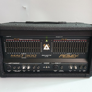 미제 피베이 PEAVEY 300W 스튜디오 오디오 레코딩 PA 앰프 15밴드 EQ 내장