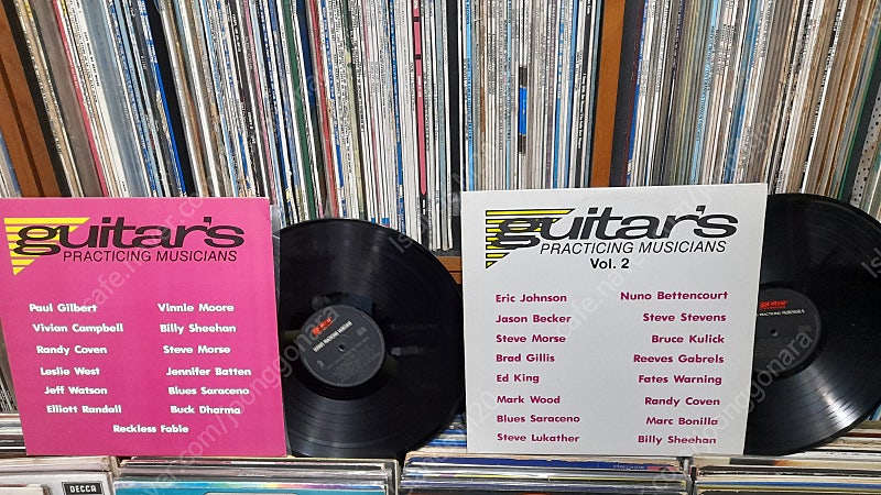 LP - GUITAR'S PRACTICING MUSICIANS 1 & 2 일괄, ﻿현존 최고의 록 메탈 기타리스트 모음집