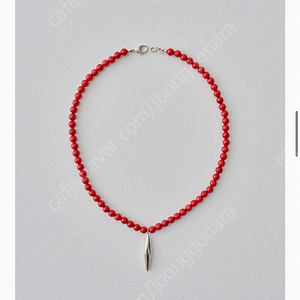 브릴피스 Brillpiece Red seed necklace (새제품)