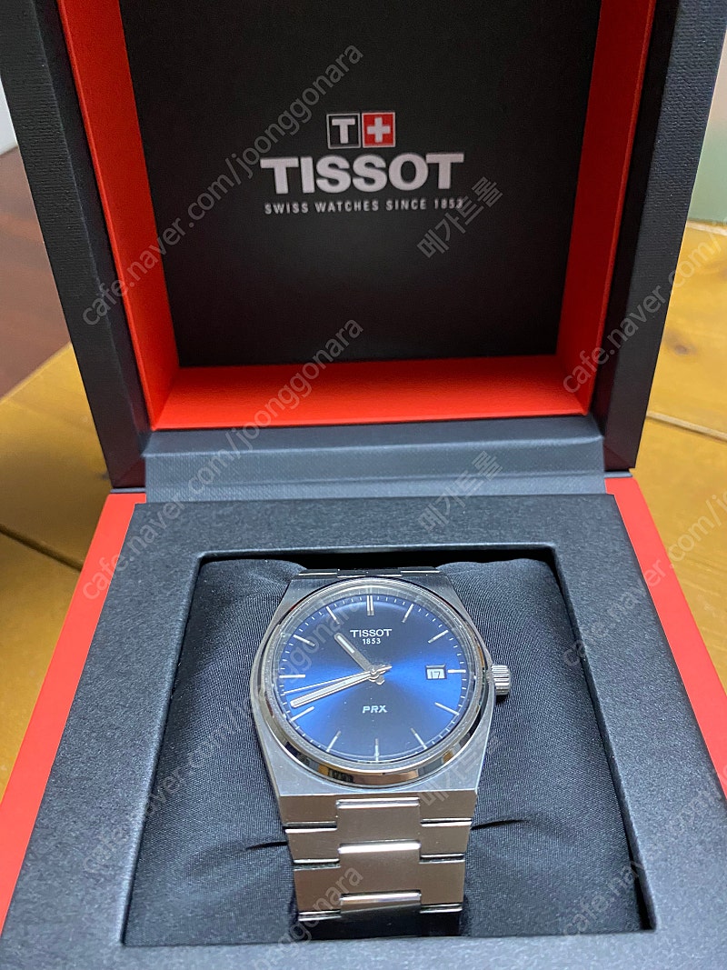 티쏘 prx 쿼츠40mm 청판 판매합니다