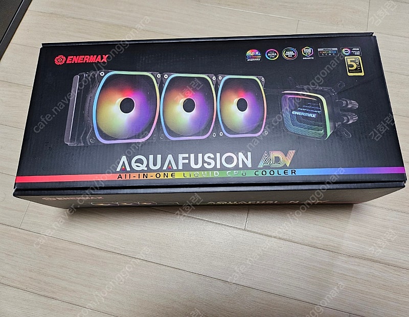 에너맥스 AQUAFUSION ADV 360 ARGB BLACK 수랭쿨러 (단순 개봉)